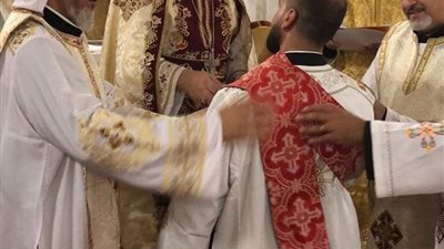 الأنبا بولا يترأس قداس السيامة الإنجيلية للشماس بيشوي أبوالخير ويحتفل باليوبيل الفضي الرهباني للأخت دميانه 