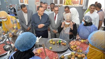 محافظ أسيوط يتفقد أنشطة جمعية بادر لتنمية الصعيد بقرية العونة بمركزساحل سليم  