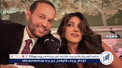  محمد حلاوة يشارك جمهوره بصورة رومانسية مع ريهام حجاج