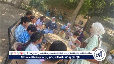 أتوبيس الفن ينظم جولة للأطفال لمتحف ركن فاروق بحلوان