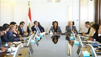 وزراء التخطيط والرى والزراعة يستعرضون مع البنك الدولي موقف مشروع التحول الغذائي الزراعي الموائم للمناخ 