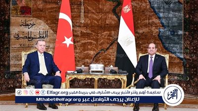 عاجل - متحدث الرئاسة: السيسي وأردوغان سيشهدان التوقيع على عدد من مذكرات التفاهم بين حكومتي الدولتين