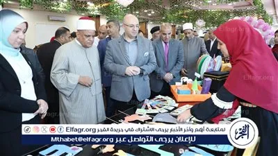 محافظ بني سويف يتفقد معرض الوسائل التعليمية لرياض أطفال المعاهد الأزهرية