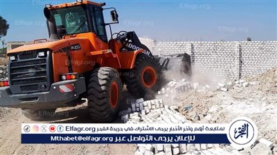  إزالة 134 حالة تعد على أملاك الدولة والأراضي الزراعية بسوهاج 