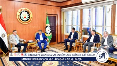 محافظ الدقهلية يستقبل وزير الزراعة في إطار زيارته للمحافظة لحضور احتفال المحافظة بعيد الفلاح 