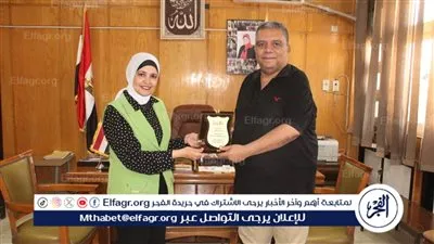 تكريم وكيل مديرية الصحة ببني سويف السابق عقب إنتهاء فترة عمله 