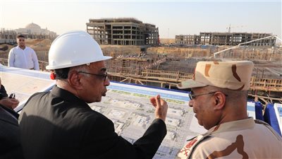 وزير العدل يتفقد مشروع مدينة العدالة بالعاصمة الإدارية الجديدة