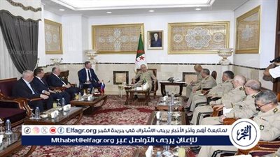 رئيس أركان الجيش الجزائري يستقبل مدير عام شركة 