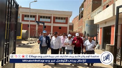 بدء التشغيل التجريبي لمشروع الصرف الصحي بقرية ميانة ببني سويف 30 سبتمبر