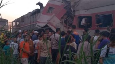 النيابة العامة تأمر بتشكيل لجنتين فى واقعة تصادم قطارين بالزقازيق