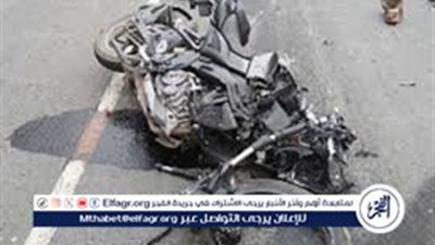 إصابة شخصان بحادث انقلاب دراجة بخارية على طريق اجا بالدقهلية