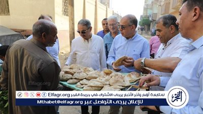 محافظ المنيا يقود حملة تفتيشية علي المخابز البلدية ويضبط 15 مخالفة تموينية