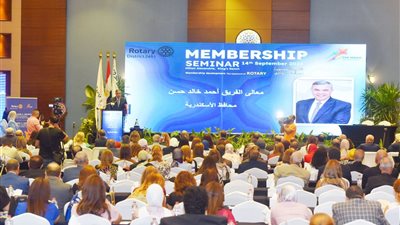 محافظ الإسكندرية يدعو الأندية الروتارية لتعزيز مشاركتها في المشروعات الخدمية