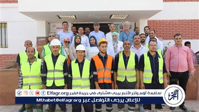 محافظ المنيا يتفقد محطة مياه عرب الزينة عقب الانتهاء من تجديدها