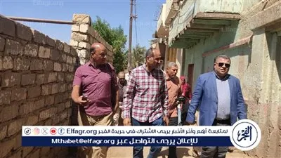 سكرتير بني سويف يبحث شكوى أهالي نزلة المشارقة بسبب المياه الجوفية 