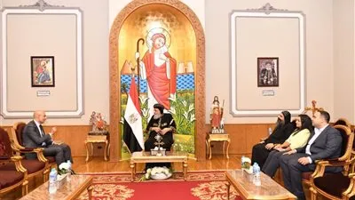 البابا تواضروس يستقبل وزير التربية والتعليم والتعليم الفني
