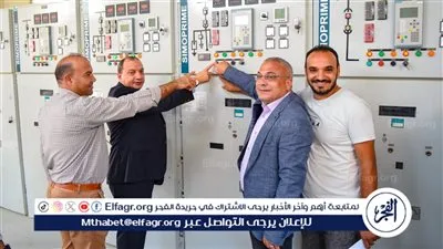رئيس جامعة بنى سويف الأهلية يشهد انطلاق المحطة الرئيسية للتيار الكهربائي 