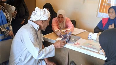 وحدة سكان مرسي مطروح تشارك في المبادرة الرئاسية 