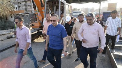 محافظ أسيوط يتفقد الأعمال الجارية لاستكمال تنفيذ نفق مشاة 