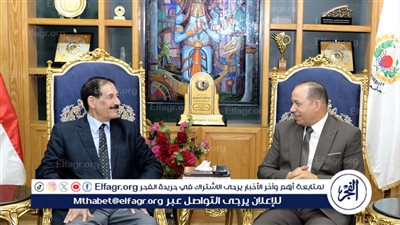 رئيس جامعة المنصورة يستقبل رئيس اتحاد الأكاديميين العرب بالعراق لبحث سبل التعاون