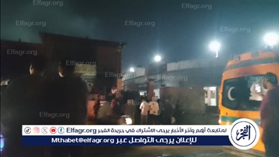 السيطرة على حريق بمحال تجارية بجوار معرض شباب مصر ببني سويف