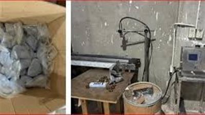 ضبط 15 ألف عبوة تجميل مجهولة المصدر داخل مخزن بالزيتون 