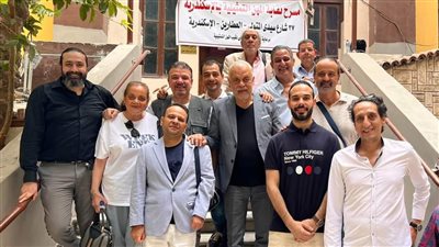 افتتاح مسرح نقابة المهن التمثيلية في الإسكندرية