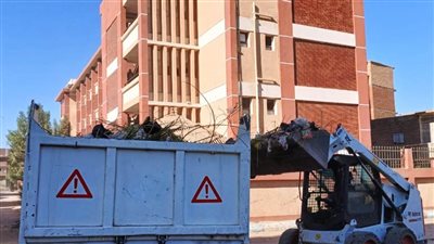 حملات لإزالة الإشغالات وتكثيف النظافة العامة ورفع التراكمات بمدن أسوان وإدفو ودراو