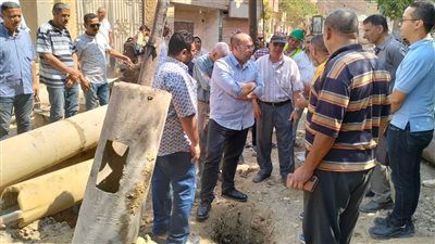 نائب محافظ الجيزة يتفقد المشروعات الجاري تنفيذها بمركز الصف