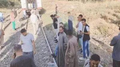 عاجل- القصة كاملة لانفصال عربات من قطار في المنيا