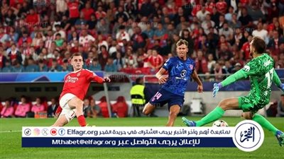 دوري أبطال أوروبا.. بنفيكا يتقدم علي أتلتيكو مدريد بهدف نظيف في الشوط الأول 