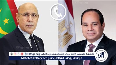 عاجل| تفاصيل الاتصال الهاتفي بين الرئيس السيسي ونظيره الموريتاني 