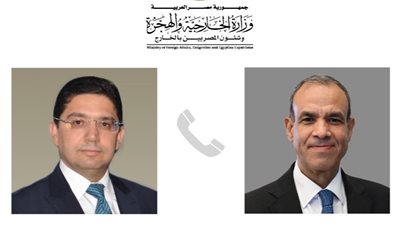 وزير الخارجية والهجرة يناقش مع نظيره المغربي تطورات تجنيب المنطقة من الانزلاق لحرب إقليمية شاملة 