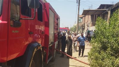 السيطرة على حريق بخط غاز بمركز الشهداء بالمنوفية