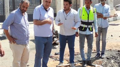 جهود مكثفة لإحلال وتجديد خطوط مياه الشرب والصرف الصحى بشارع كسر الحجر