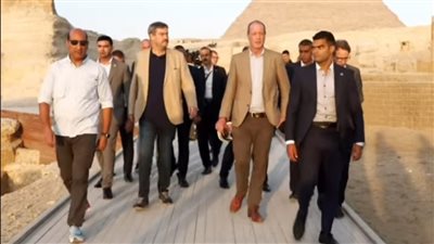 منطقة أهرامات الجيزة تستقبل رئيس وزراء ولاية بافاريا