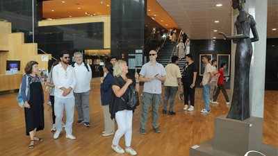 نجوم السينما العالمية في زيارة لمكتبة الإسكندرية