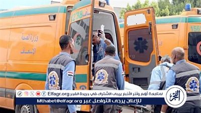 إصابة 4 أشخاص في حادث تصادم سيارتين أعلى الطريق بمدينة أكتوبر