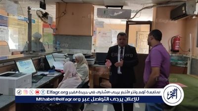 رئيس إهناسيا ببني سويف يتابع انتظام سير العمل بوحدة المتغيرات المكانية