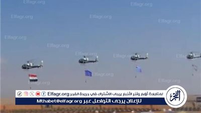 عاجل - الرئيس السيسي يشاهد عرضا للقوات الجوية خلال تفتيش حرب الفرقة السادسة