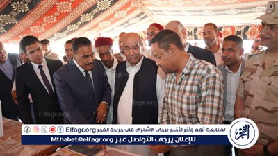 محافظ مطروح يتفقد بعض المنشآت المشاركة بمبادرة 