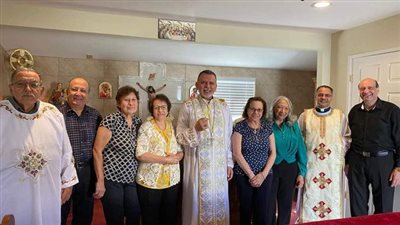 الأنبا بولا يجتمع بأعضاء إرسالية مار منصور بكنيسة السيدة العذراء بلوس أنجلوس