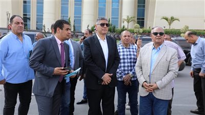 محافظ الجيزة يتفقد أعمال التطوير بمحيط محطة قطارات بشتيل