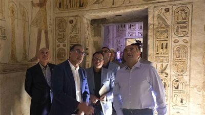  رئيس مجلس الوزراء يتفقد معبد 