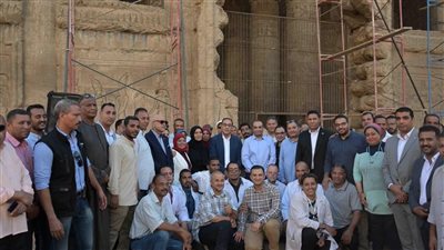 في ختام جولته اليوم بمحافظة الأقصر.. رئيس الوزراء يتفقد معبد 