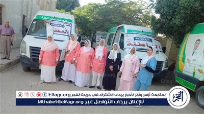 كشف وعلاج بالمجان لـ1653 مريضًا في قافلة طبية بقرية البهسمون ببني سويف