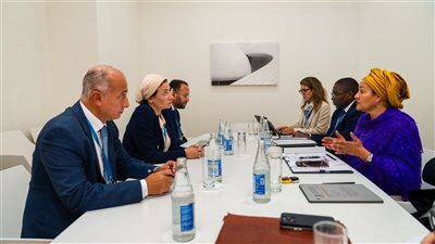 وزيرة البيئة تعقد لقاءا ثنائيا مع نائب الأمين العام للأمم المتحدة