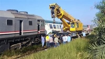 خروج قطار عن القضبان بين قويسنا وبنها وتعطل الحركة مؤقتًا