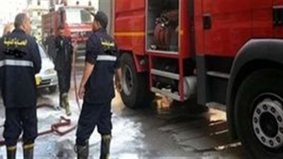 نشوب حريق بأحد المخازن في الإسكندرية 