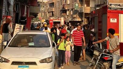 اندلاع حريق في محل أدوات كهربائية بشارع بنها في المنوفية